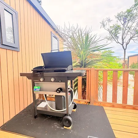 Mobilhome Confort Premium 6-8 Pers Avec Piscine Et Salle De Sport Campsite Sainte-Marie-la-Mer